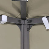 Cover For Pavilion Beige Polyester with PVC coating 3x3 metres 40875