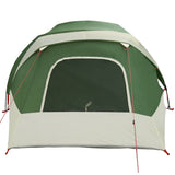 Camping Tent Cabin 4-Person Green Waterproof 4100664