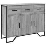 Sideboard Grey Sonoma 97x32.5x74.5 cm Engineered Wood 848562