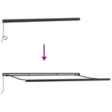 Automatic Retractable Awning Burgundy 300x250 cm 3215323