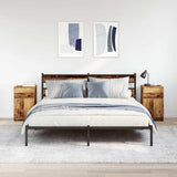 Bedside Cabinets 2 pcs Old Wood 39x35x65 cm Engineered Wood 861334
