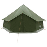 Tipi Tent Olive Green 400 x 400 x 250 cm Polyester and Steel 42029028