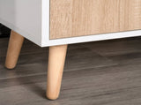 Sideboard Floor Standing Storage Cabinet with Drawer for Bedroom, Living Room, Home Office, Natural T3398P344650