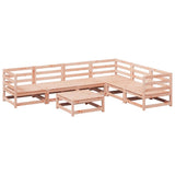 7 Piece Garden Sofa Set Solid Wood Douglas Fir 3299465