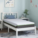Mattress White and Grey 80 x 160 cm Pocket Spring 4106367