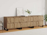 Sideboard 3 pcs Artisan Oak 60 x 35 x 70 cm 3394576
