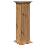 Display Stand with Storage Artisan Oak 31x30x90 cm Engineered Wood 854615