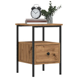 ZNTS Bedside Cabinets 2 pcs Artisan Oak 34x36x50 cm Engineered Wood 857265