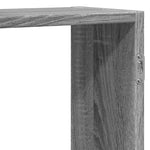 ZNTS Wall Shelf Grey Sonoma 159x18x65 cm Engineered Wood 853214