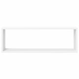 Wall Cube Shelf 4 pcs White 80x15x26.5 cm Engineered Wood 807107