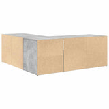 Corner Cabinet Concrete Grey 200x40x45 cm Engineered Wood 3307831