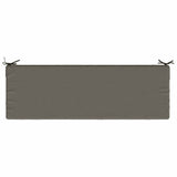 2-Piece Bench Cushions SOEST 2 pcs 100% Polyester Grey 950261