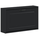 Wall-Mounted Shoe Cabinet UTRECHT 71 x 17 x 43 cm Black 897726