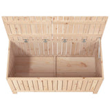 Garden Storage Box 121x55x64 cm Solid Wood Pine 823843