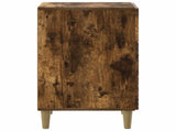 Bedside Table Smoked Oak 43 x 39.5 x 66.5 cm Engineered Wood 895020