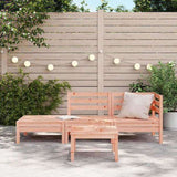 Garden Sofa 3-Seater Solid Wood Douglas 838045