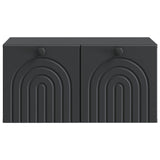 Wall-Mounted TV Cabinet Black 59.5 x 41 x 30 cm Engineered Wood 898166
