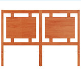Headboard Wax Brown 135 cm Solid Wood Pine 844210