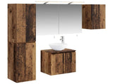 Bathroom Cabinet Set 5 pcs Old Wood Engineered Wood 3407293