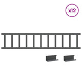 Anthracite 1200 x 2.5 x 20 cm Steel 42028455