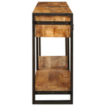 Console Tables 2 pcs Brown 160 x 33 x 75 cm Solid Mango wood 3324223