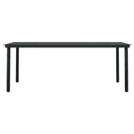 9 Piece Garden Dining Set Black 3099106
