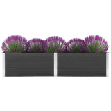 Garden Raised Bed 250x100x54 cm WPC Grey 49059