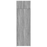 Storage Cabinet Grey Sonoma 70x42,5x225 cm Engineered Wood 3281334