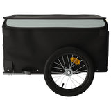 Bike Trailer Black and Grey 45 kg Iron 94084