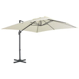 Garden Parasol with Portable Base Sand 276343