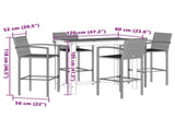 Garden Bar Set Brown 3295288