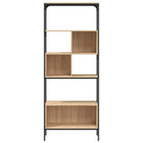Bookcase 5-Tier Sonoma Oak 76x33x188.5 cm Engineered Wood 839004