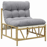 Garden Chair 2 pcs Light grey 75 x 75 x 71 cm Steel 42010310
