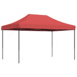 Foldable Party Tent Pop-Up Burgundy 440x292x315 cm 4004963