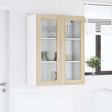 Hanging Cabinet Sonoma Oak 80 x 31 x 100 cm Engineered Wood 884396