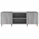 Record Cabinet Grey Sonoma 121x38x48 cm Engineered Wood 831674