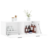 Wall Cabinet White 100x36.5x35 cm Engineered Wood 830148
