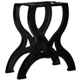Coffee Table Legs 2 pcs X-Frame Cast Iron 245433