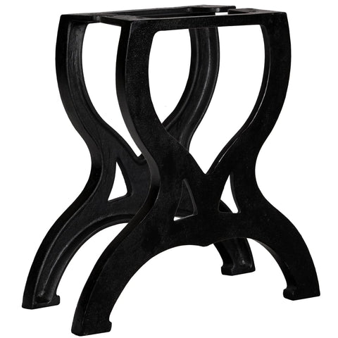 Coffee Table Legs 2 pcs X-Frame Cast Iron 245433