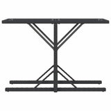 3 Piece Bistro Set with Cushions Black Poly Rattan 365062