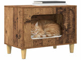 Cat House Old Wood 51 x 30 x 52 cm Engineered Wood 8000660