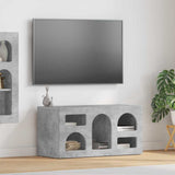 TV Cabinet Concrete Grey 80 x 35 x 40 cm Engineered Wood 891277