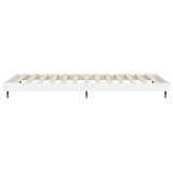 Bed Frame without Mattress White 90x190 cm Single Engineered Wood 832301