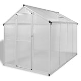 Reinforced Aluminium Greenhouse with Base Frame 4.6 m 41317