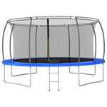 ZNTS Trampoline Set Round 460x80 cm 150 kg 92456