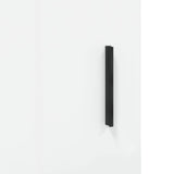 Sideboard High Gloss White 69.5x34x90 cm Engineered Wood 830214