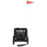 Pet Bike Trailer Black Oxford Fabric and Iron 93828