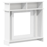 Fireplace Surround White 102 x 26 x 100 cm Engineered Wood 8006642
