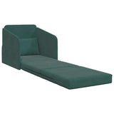 Sofa Bed Dark Green 65 x 80 x 83 cm Velvet 4106650