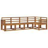 Outdoor Sofa Set 5 pcs Natural 3366387